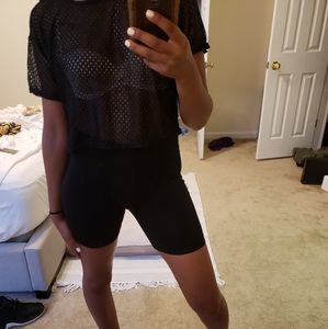 Mesh Crop Top